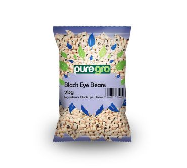 Puregro Black Eye Beans 2kg £4.49 PMP (Box of 6)