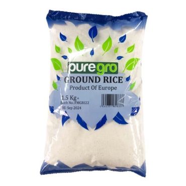 Puregro Ground Rice PM £2.49 1.5kg (Box of 6)