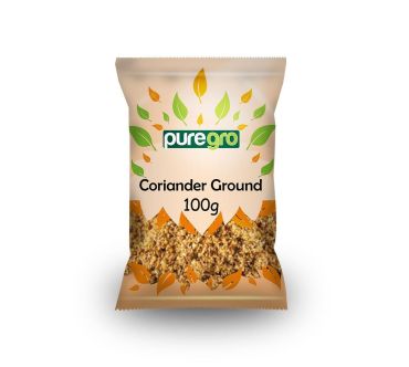 Puregro Coriander Ground 100g PM 79p (Box of 20)