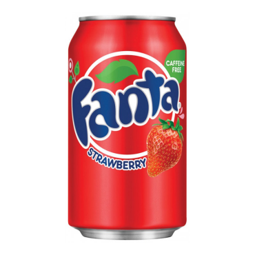 Fanta Strawberry Soda 355ml (12 fl.oz) (2 x 12 Case) (Box of 24) BBE 27 JAN 2025