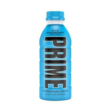 Prime Blue Raspberry Hydration Drink 500ml (16.7 fl.oz) (Case of 12) BBE 18 FEB 2024