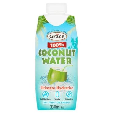 Grace 100% Coconut Water 330ml Tetra (Box of 12)