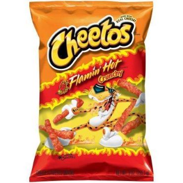 Cheetos Flamin Hot Crunchy 226g (8oz) (Box of 10) BBE 29 SEP 2024