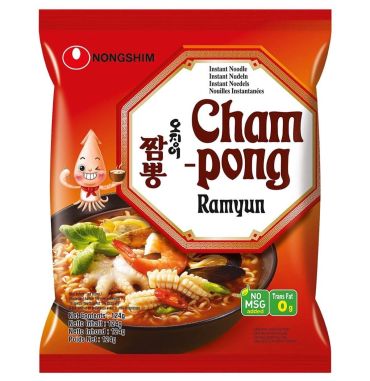 NONGSHIM Champong Noodle Soup 124g (Pack of 20) 6 DEC 2024