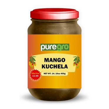 Puregro Mango Kuchela 400g PM £2.99 or 2 for £5 (Box of 12)