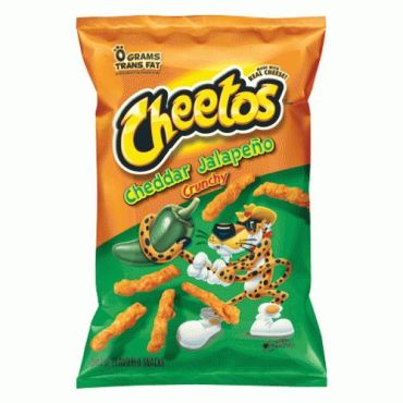 Cheetos Cheddar & Jalapeno 226g (8oz) (Box of 10)