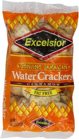 Excelsior Jamaican Crackers Cinnamon 143g (Box of 24)
