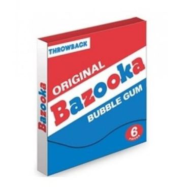 Bazooka Throwback Mini Wallet Pack 42.6g (1.5oz) (Box of 12)