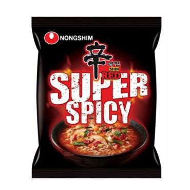 NONGSHIM Shin Red Super Hot Ramyun Noodles 120g (Pack of 20) BBE 6 DEC 2024