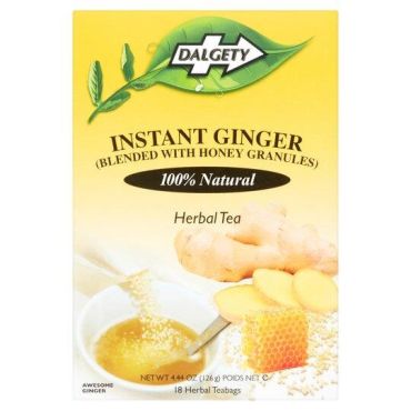Dalgety Instant Ginger Tea 126g (18 Tea Bags) (Box of 6)