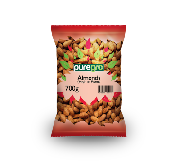 Puregro Almonds 700g PM £6.99 (Box of 10)