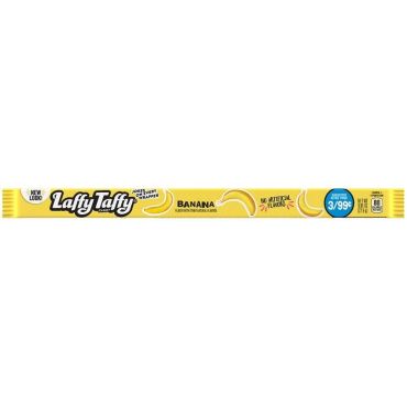 Laffy Taffy Rope Banana 23g (0.81) (Box of 24) BBE 31 MAR 2025