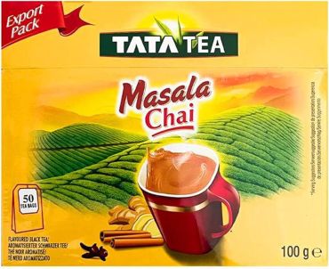 Tata Tea Masala Chai (50 Tea Bags) 100g (Box of 6)