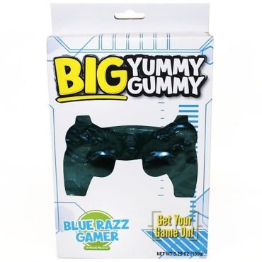 BIG YUMMY GUMMY Blue Razz Gamer - Display Carton 150g (5.29oz) (Case of 12) BBE 10 FEB 2025