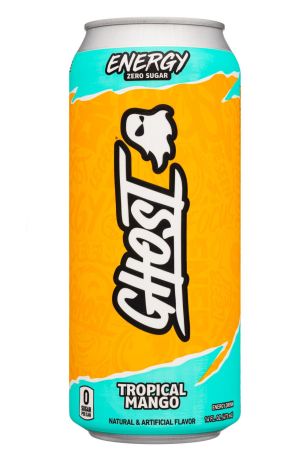 Ghost Tropical Mango Energy Drink 473ml (16 fl.oz) (Box of 12) BBE 5 DEC 2024